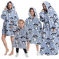 Family Hoodie Blanket for Winter Large Oversize Hoodie for Adult and Child Wearable Hooded Blanket The Clothing Company Sydney