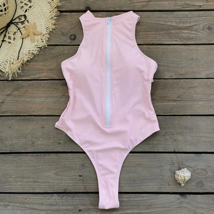 Sleeveless One Piece Swimsuit Sport Style Bodysuit Swimwear Monikini Beach Suit Surfing Wear The Clothing Company Sydney
