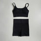 Seamless Yoga Set Gym Suits With Shorts Crop Top Bra Women's Shorts 2 Piece Set Running Workout Outfit Fitness Clothing The Clothing Company Sydney