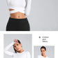 Long Sleeve Midriff Yoga Tops Sports Fitness Crop Top Gym Shirts Slim Fit Running Tank Tops Criss Cross Top The Clothing Company Sydney