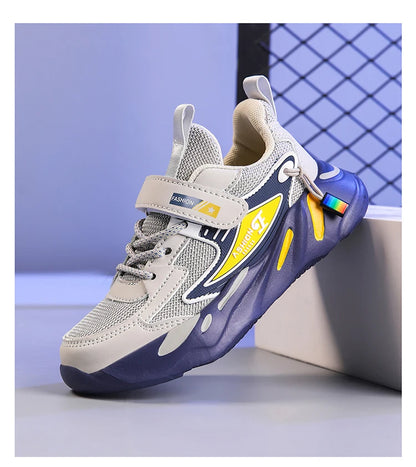 Kids Children Boys Mesh Sports Running Shoes Breathable Non-slip For Girls Casual Running Walking Sneakers
