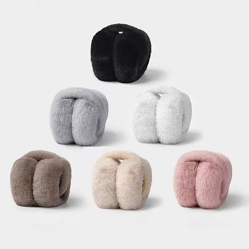 Solid Soft Plush Ear Keep Warmer Winter Earmuffs For Women Men Fashion Outdoor Earflap Protection Ear-Muffs Ear Cover The Clothing Company Sydney