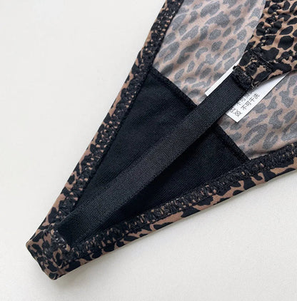 Ice Slik Low Waist G String Printed Womens Panties Sexy Briefs Thong T-back Underwear Female Lingerie The Clothing Company Sydney