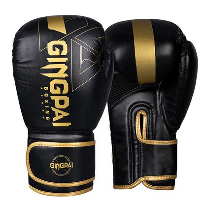 Adult and kids PU Muay Thai boxing gloves for MMA, kickboxing, and training equipment