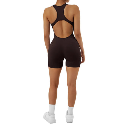 Women Yoga Shorts Sleeveless Sport Romper Bodysuits Summer Yoga Playsuits Gym Fitness Outfit Jumpsuits Activewear The Clothing Company Sydney