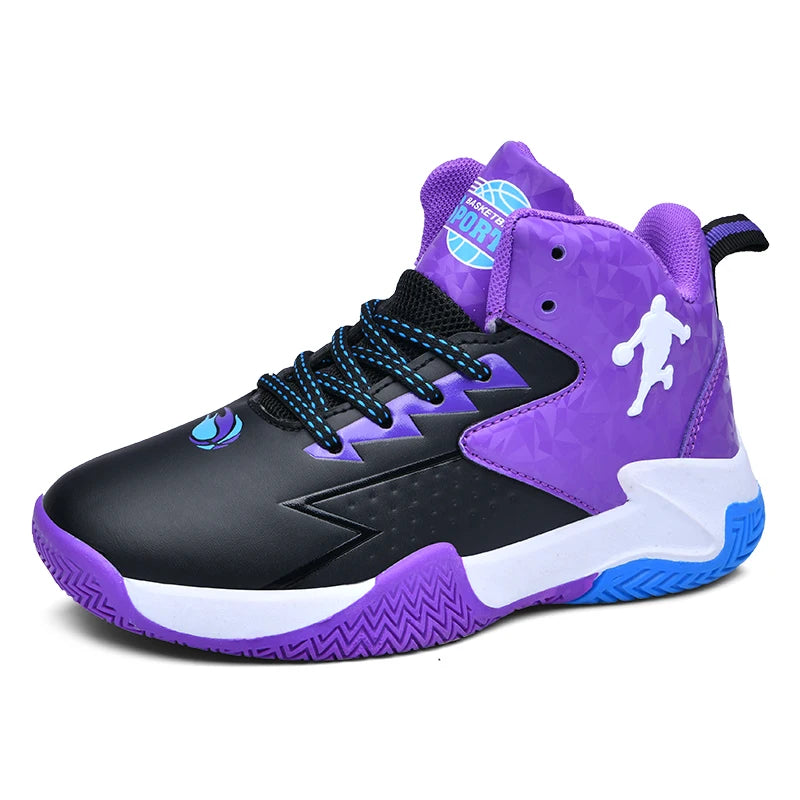Kids Children‘s Basketball Shoes Non-slip Breathable Basketball Training Sneakers Lace-up Boys Girls Basketball Boots Athletic Shoes The Clothing Company Sydney