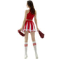 2 Piece Cheerleading costumes uniform Cosplay Halloween Set