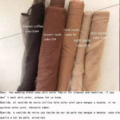 Beach A Line Chiffion Wedding Dresses V-neck Spaghetti Straps Backless Button Boho Bridal Gowns