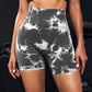 Tie Dye Yoga Shorts Marble Gym Shorts Women Push Up Sports Shorts Fitness Tights Breathable High Waist Booty Shorts The Clothing Company Sydney