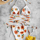 2 Piece Sunflower Print Tie Floss Bikini Swimwear The Clothing Company Sydney