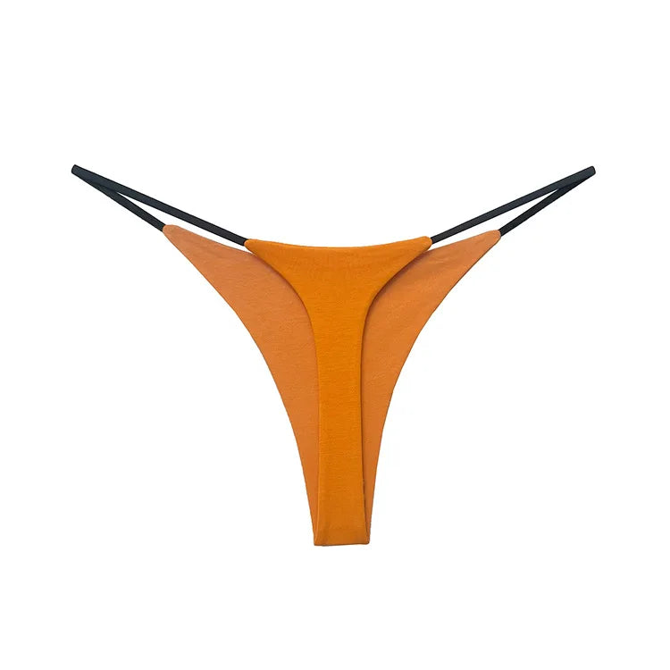 Low Waist Cotton Thong Women Panties Briefs T-back Bikini Underwear Seamless G String Sports Lingerie