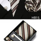 5 piece 7.5 cm Width Tie Sets Black Men's Tie Hankerchiefs Cufflinks clip Box wedding gift handmade Necktie Set The Clothing Company Sydney