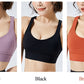 Women's Sports Bra Yoga Underwear Fixed Chest Pad Crop Tops Gym Sports Bras Shockproof Fitness Push Up Workout Bralette The Clothing Company Sydney