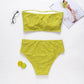 2 Piece Bandeau Bikini Plus Size Large Size Swimwear Women Swimsuit Female Two-pieces Bikini set Bather Bathing Suit The Clothing Company Sydney