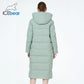 Maxi Long quilted coat elegant thick cotton jacket winter women's Outerwear with hood The Clothing Company Sydney