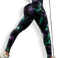 Women's 3D Print Tie Dye Sports Seamless High Waist Fitness Push Up Leggings Gym Clothing Workout Tights Pants