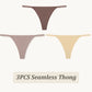 3 Pack Seamless Thong Women Thin Strap Low Waist High Flexibility Panties Briefs T-back Comfortable Underwear The Clothing Company Sydney