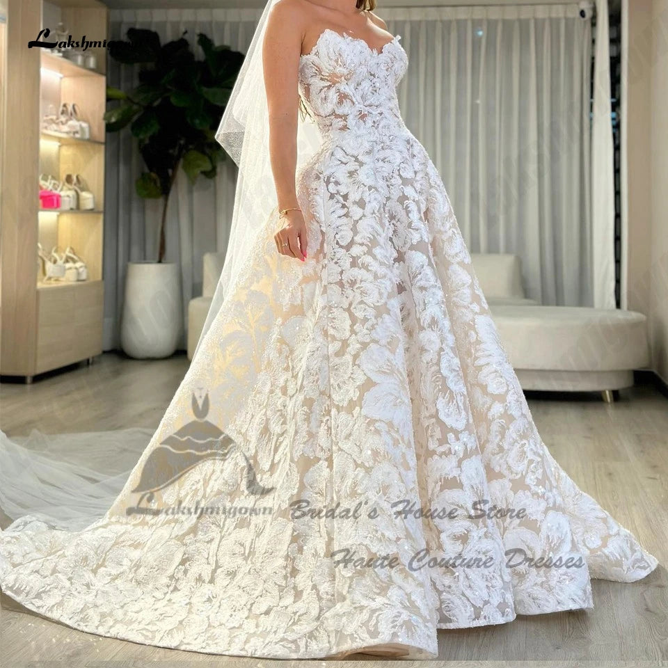 Luxury Lace Boho Wedding Gowns Off The Shoulder Robe Mariee Sparkly Champagne Bridal Dresses The Clothing Company Sydney