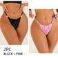 3 Pack Lace Thong Panties Women Perspective Underwear Low Waist Thin Strap Thongs Bow Ladies Briefs Lingerie Comfortable G-string The Clothing Company Sydney