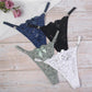 3 Piece Set Women's Lace Panties Perspective Underwear Low Waist Thin Strap Rhinestone Thong G-string Breathable Soft Lingerie The Clothing Company Sydney