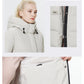 Women's Outwear Parka Super Long Warm And Windproof Zipper Cotton Coat Winter Jackets