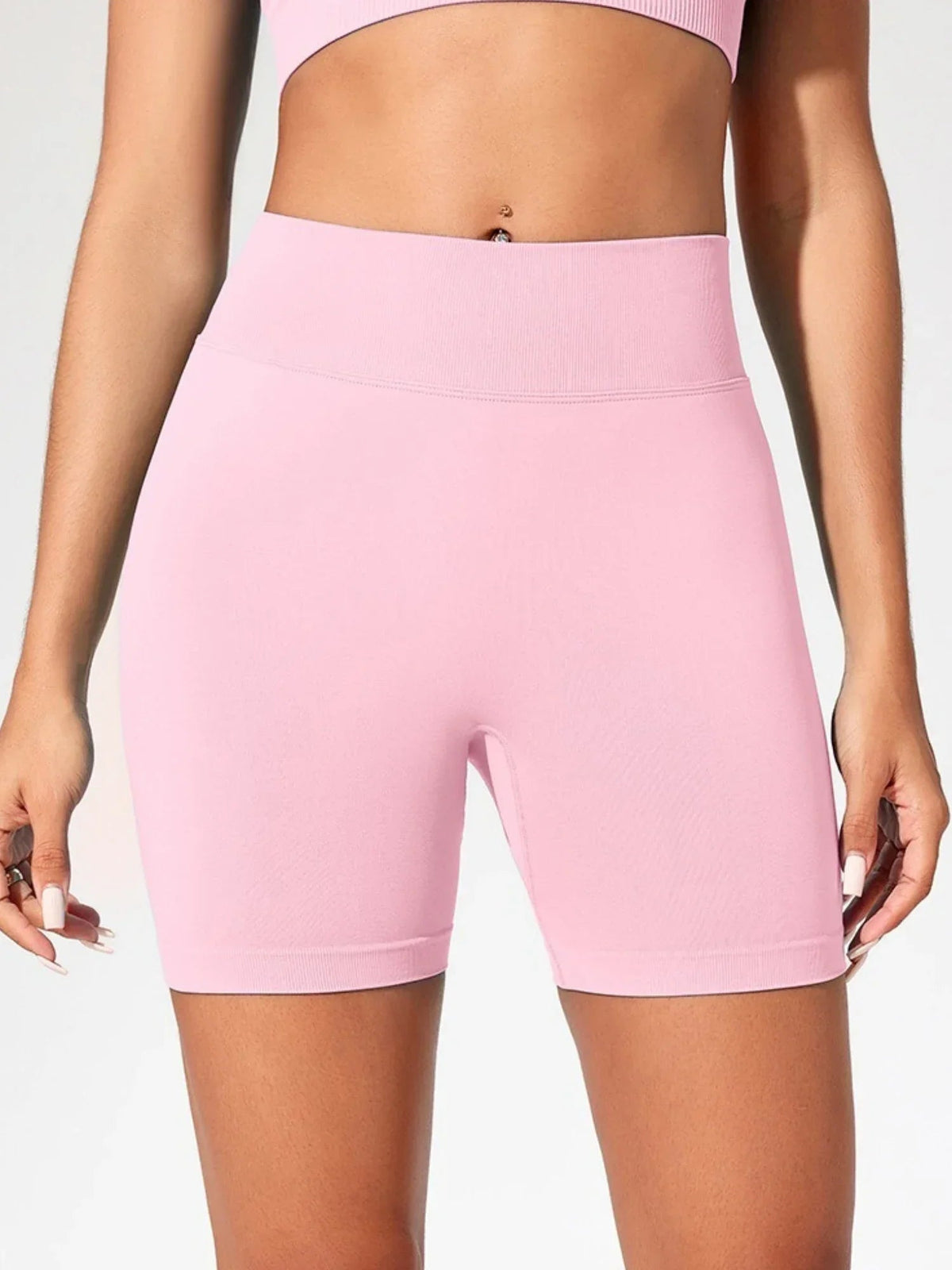 Women's Seamless High Waist Gym Slim Fit High Elastic Yoga Shorts for Fitness Training Running & Cycling Shorts The Clothing Company Sydney