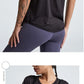 Women's Loose Fit Yoga Tops Short-Sleeved Running Quick-Drying T-Shirts Short Sleeve Sports Hollow Fitness Clothes The Clothing Company Sydney