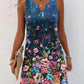 Women's Sleeveless V-neck Button-up Print Casual Summer Dress The Clothing Company Sydney