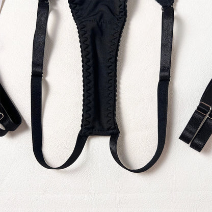 4 Piece Tassel Lingerie Bra Intimate Panties Outfit Sets - The Clothing Company Sydney