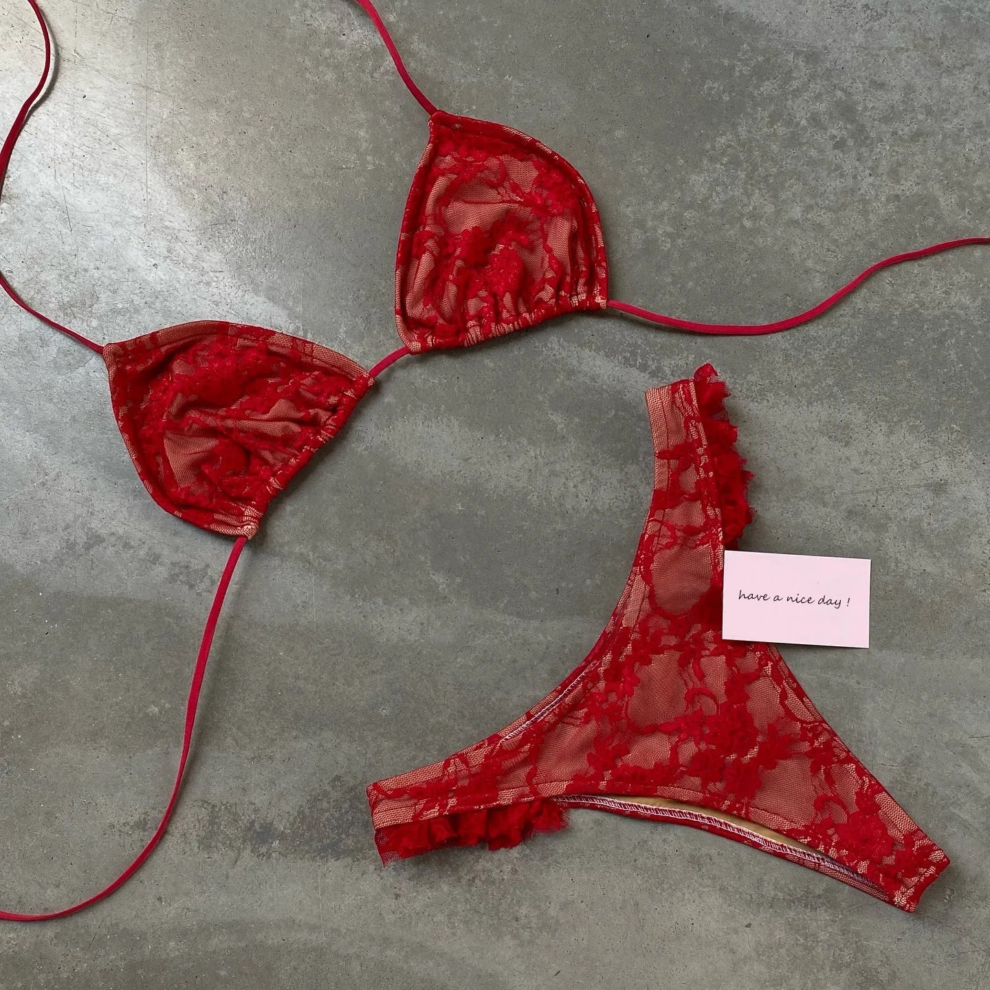 2 Piece Micro Bikini Swimsuits Swimwear Lace Brazilian Bikini Set Thong Swim Suits Solid Beachwear The Clothing Company Sydney