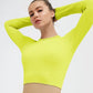 2 Piece Set Women Ribbed Seamless Long Sleeve Yoga Sets Workout Women's High Waist Sports Legging Long Sleeve Top The Clothing Company Sydney