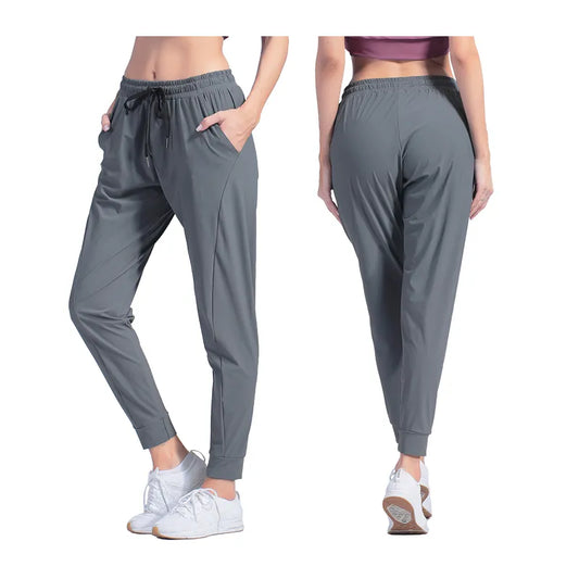 Women's Sportswear Trousers Nylon Quick Dry Running Pants Causal Breathable Drawstring Pocket Yoga Joggers Women Sweatpants The Clothing Company Sydney