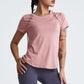 Women's Loose Fit Yoga Tops Short-Sleeved Running Quick-Drying T-Shirts Short Sleeve Sports Hollow Fitness Clothes The Clothing Company Sydney