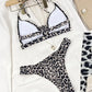 Halter String Leopard Two Piece Bikini Swimsuit Women Swimwear Bather Bathing Swimming Swim Suit Beachwear The Clothing Company Sydney