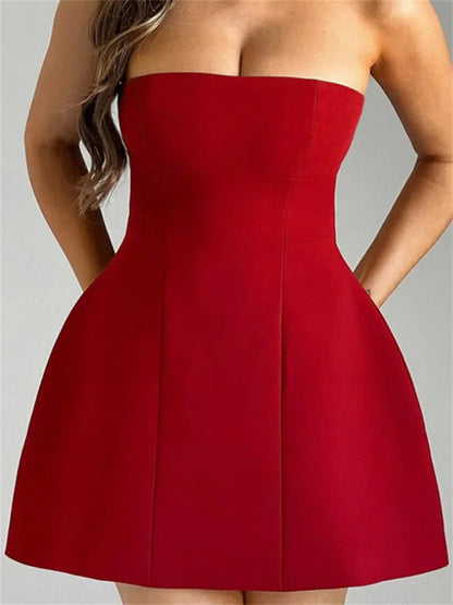 White Backless Patchwork Fashion Summer Elegant Party Mini Dress - The Clothing Company Sydney