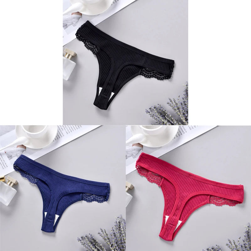 3 Pack Cotton Mix Antibacterial Women's Panties G-string Quick Drying Soft Underwear Breathable Panty The Clothing Company Sydney