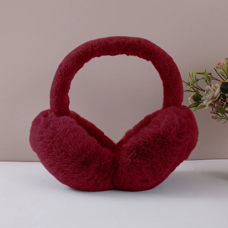 Solid Soft Plush Ear Keep Warmer Winter Earmuffs For Women Men Fashion Outdoor Earflap Protection Ear-Muffs Ear Cover The Clothing Company Sydney