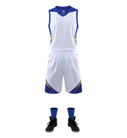 2 Piece Sportswear Basketball Jersey Shorts Set Blank custom Men Women Kids Basketball Uniforms