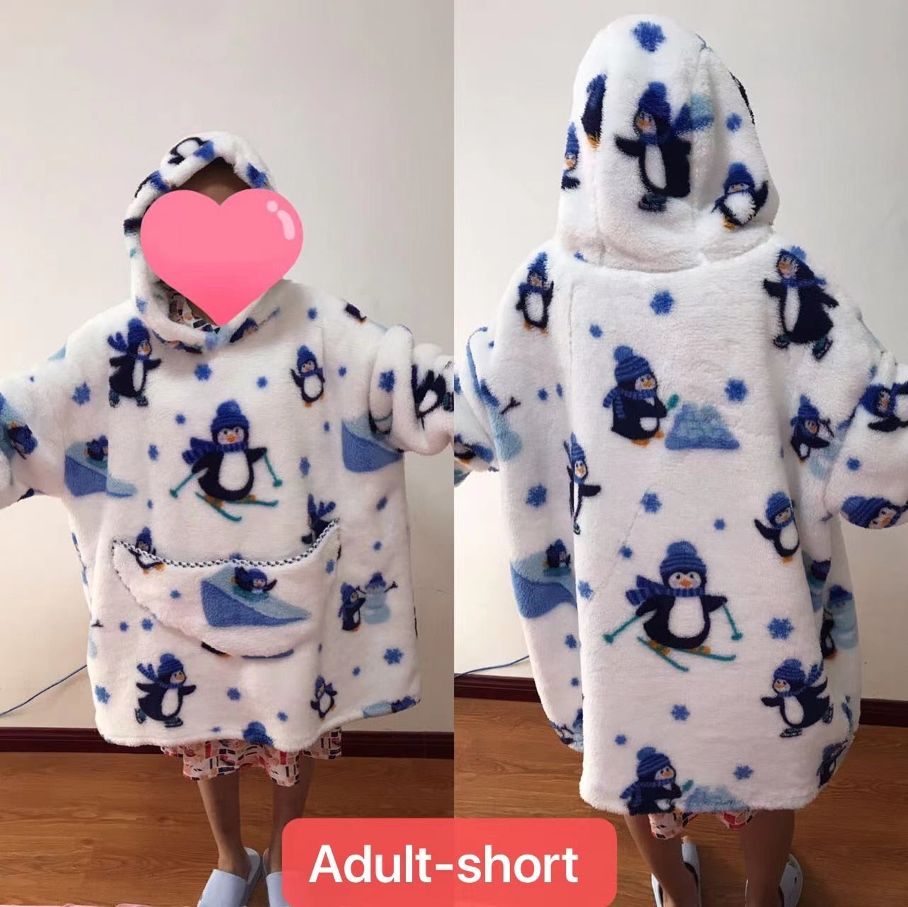 Family Hoodie Blanket for Winter Large Oversize Hoodie for Adult and Child Wearable Hooded Blanket The Clothing Company Sydney