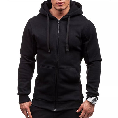 Men's Hooded Sweatshirts Zipper Hoodie Men Sweatshirt Solid Colour Sweatshirts For Male Sweatshirts The Clothing Company Sydney