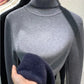 Ladies Turtleneck Winter Sweater Women Elegant Thick Velvet Lined Warm Knitted Pullover Slim Tops Jersey Knitwear Jumper The Clothing Company Sydney