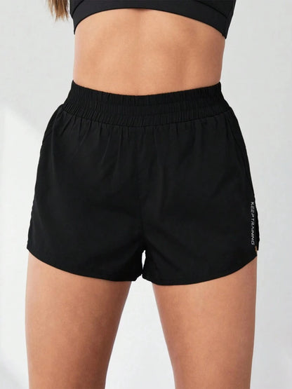 Women's Two Piece Gym Yoga Running Fitness Tennis Casual Basic Sports Shorts