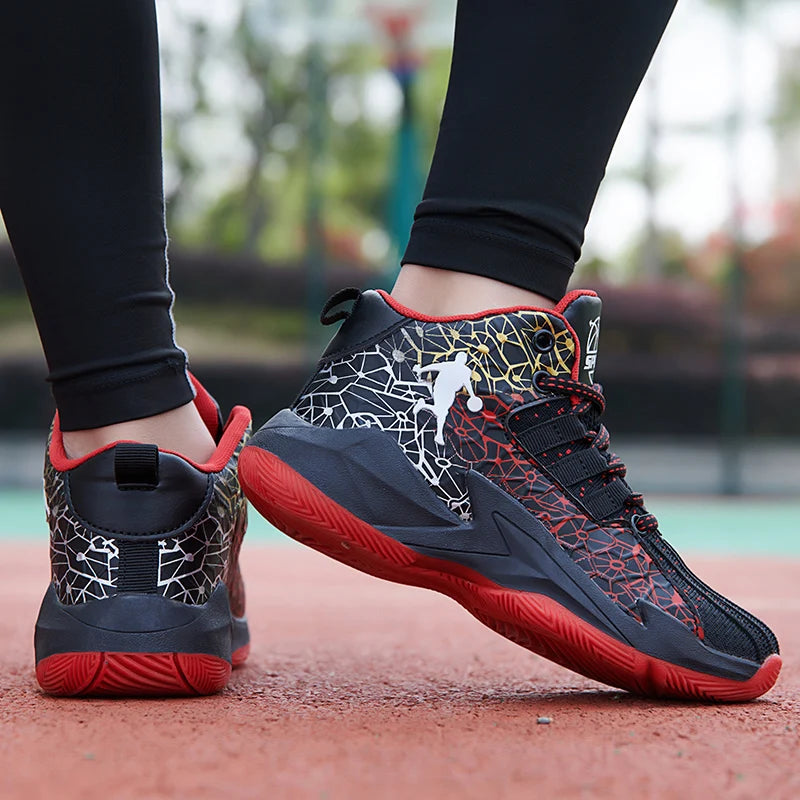 Kids Children‘s Basketball Shoes Non-slip Breathable Basketball Training Sneakers Lace-up Boys Girls Basketball Boots Athletic Shoes The Clothing Company Sydney