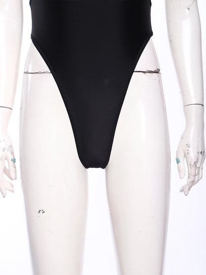 Women's One-piece Swimsuit Micro Bikini Bathing Suit Beachwear Sleeveless Bodysuit Swimwear