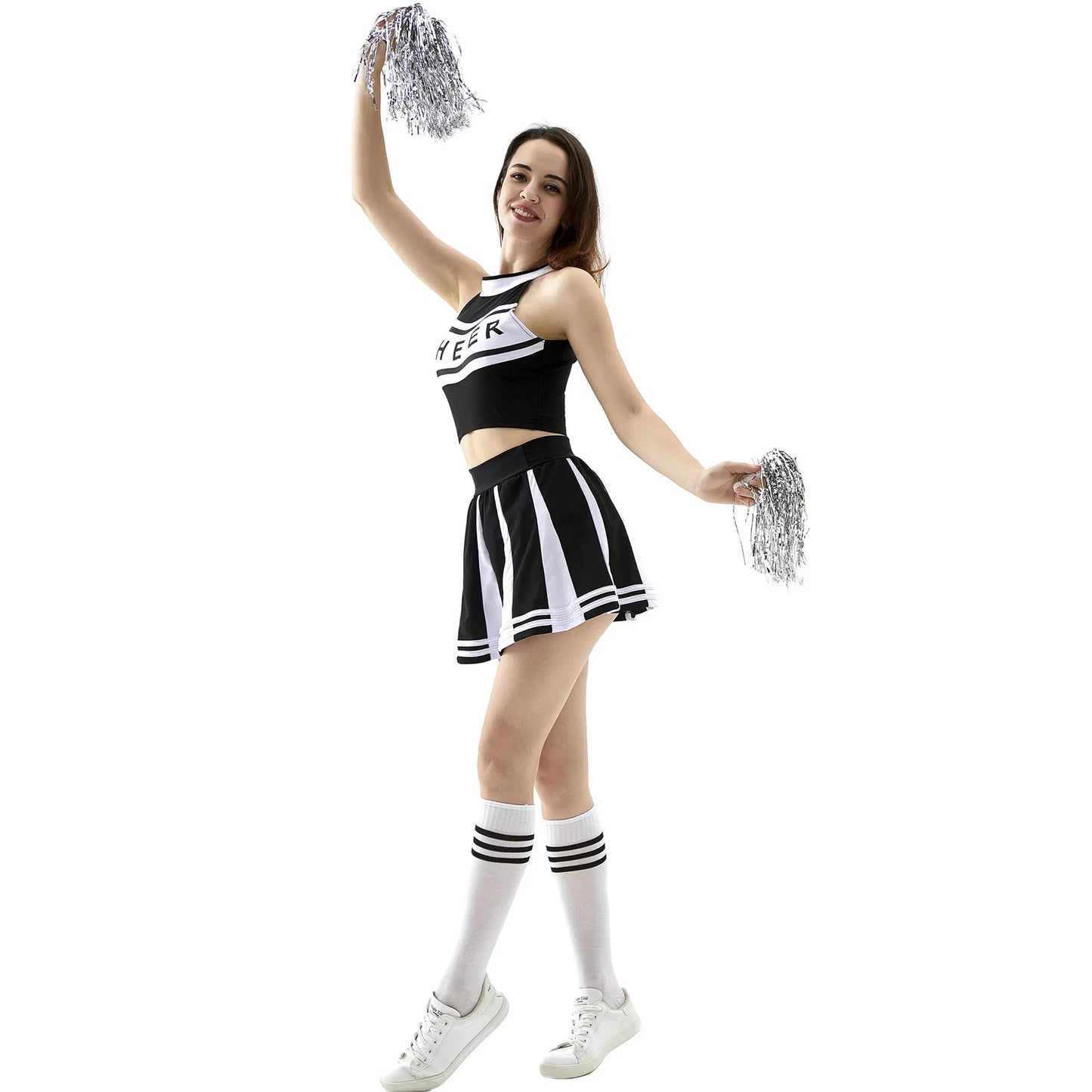 2 Piece Cheerleading costumes uniform Cosplay Halloween Set