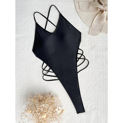 Extreme Mini Micro Thong Strap Swimwear One Piece Swimsuit Backless Monokini Bather Bathing Suit The Clothing Company Sydney