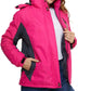 Winter Ski Jackets Womens Hiking Trekking Thicken Fleece Snow Jacket Outdoor Warm Windproof Windbreaker Outwear Parka