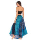 Bohemian Fashion Skirts Woman Long Boho Floral Elastic Waist Women's Skirt