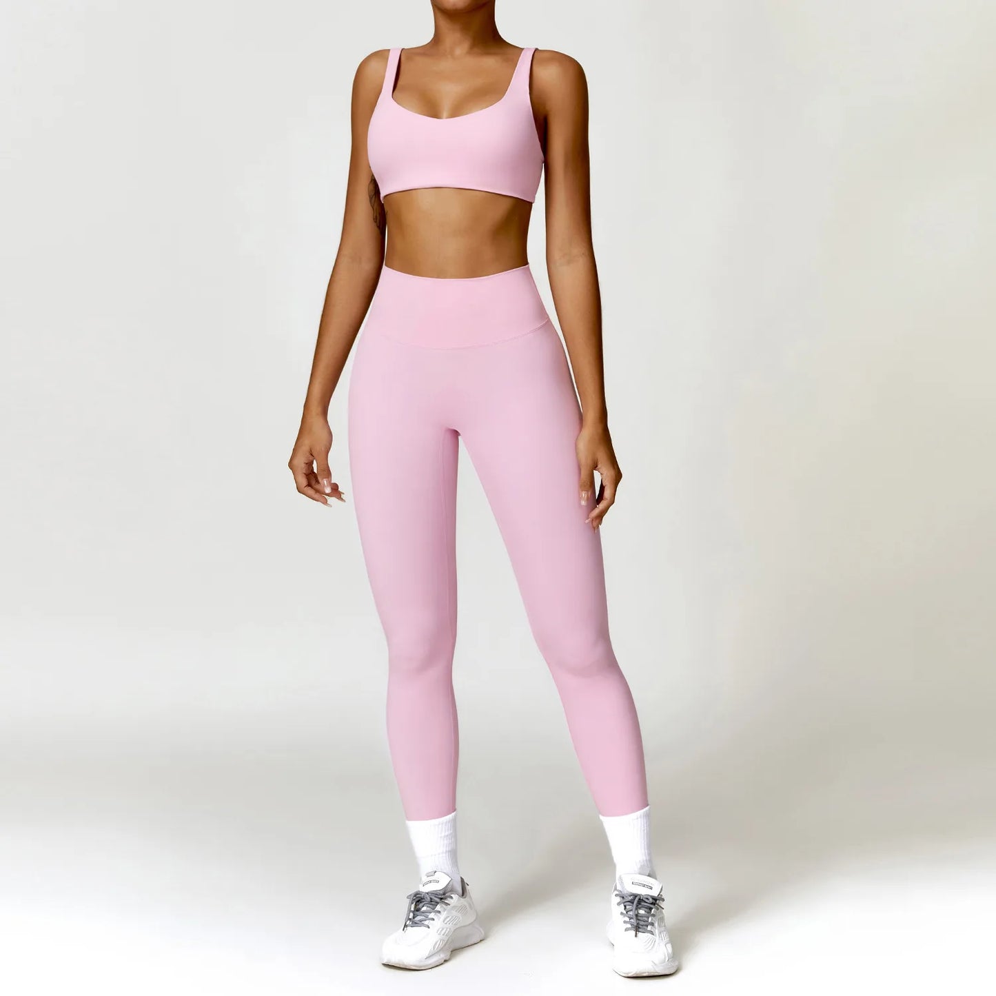 2 Piece Yoga Clothes Workout Sets Women Sportswear Tracksuit Running Fitness Leggings  Gym Set Women Sports Suit The Clothing Company Sydney