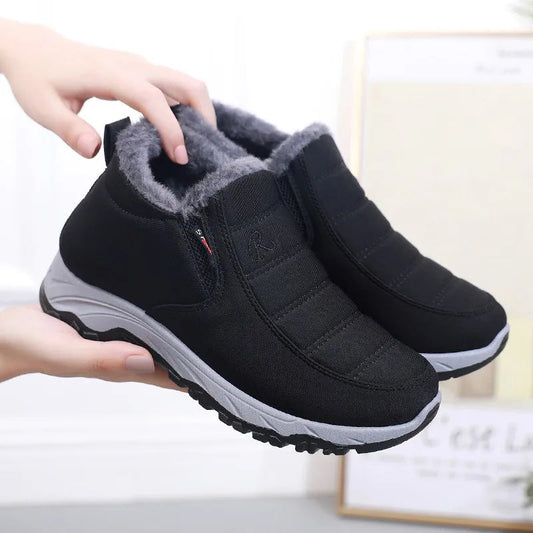 Unisex Winter Plush Snow Slip On Boots The Clothing Company Sydney